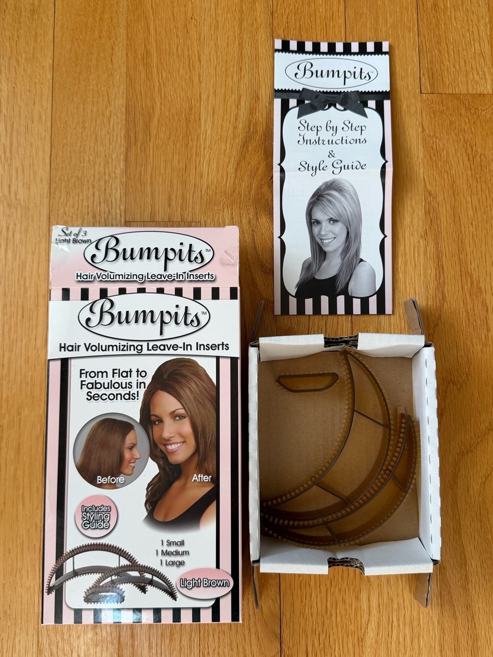 Bumpits Vintage Y2K Hair Inserts 3 Pack